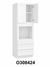 O308424 Launch Collection Shaker Oven Cabinet | 30"W x 84"H x 24"D