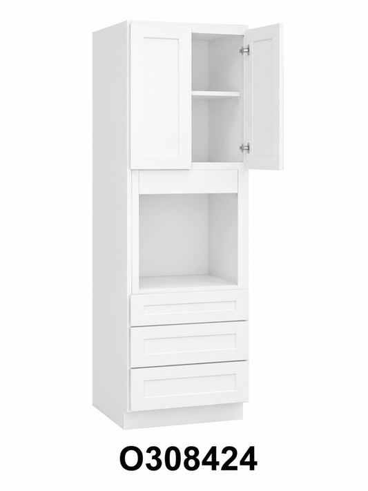 O308424 Launch Collection Shaker Oven Cabinet | 30"W x 84"H x 24"D