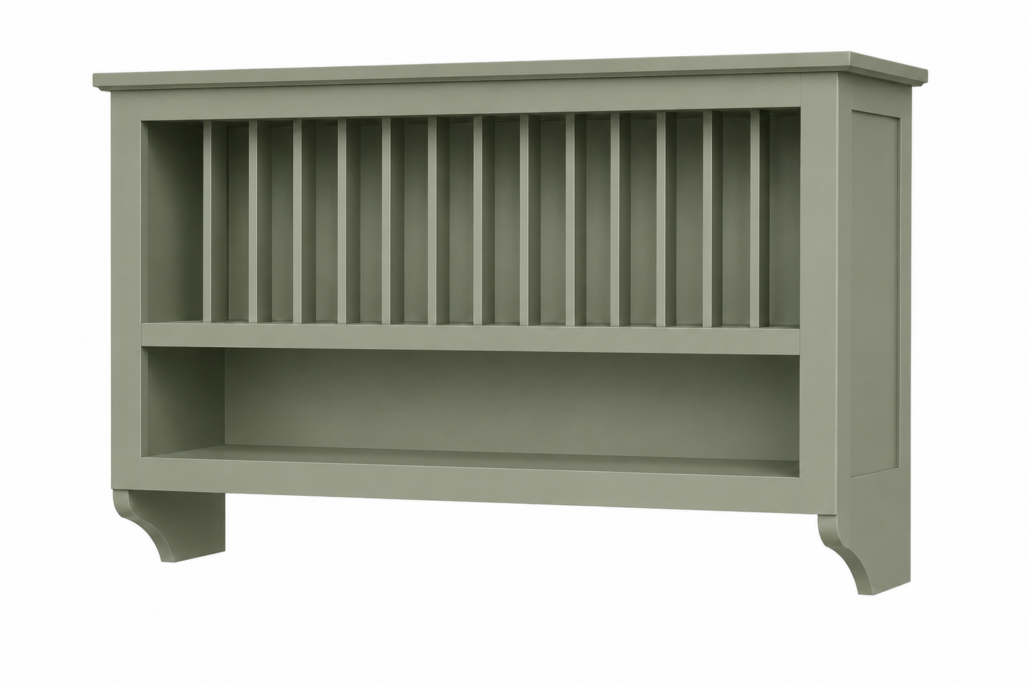 PR3015 Plate Rack Wall Cabinet | 30" Wide x 15" High | Launch Cabinet Collection