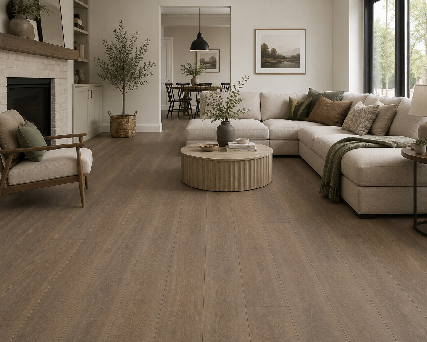 Paragon HD Natural Bevel Luxury Vinyl Plank Flooring in Gable | Spotlight Savings