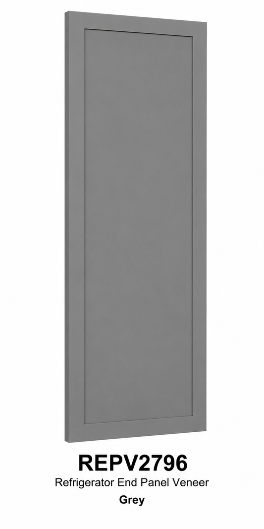 REPV2796 Refrigerator End Panel Veneer | 27" Wide x 96" High | Launch Cabinet Collection