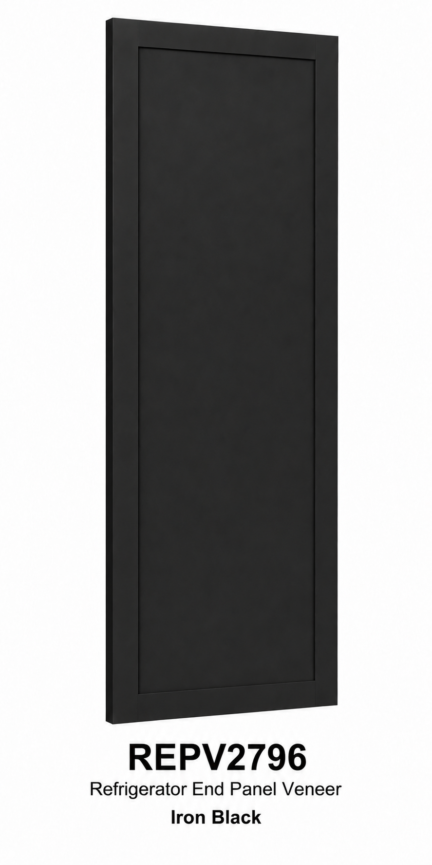 REPV2796 Refrigerator End Panel Veneer | 27" Wide x 96" High | Launch Cabinet Collection