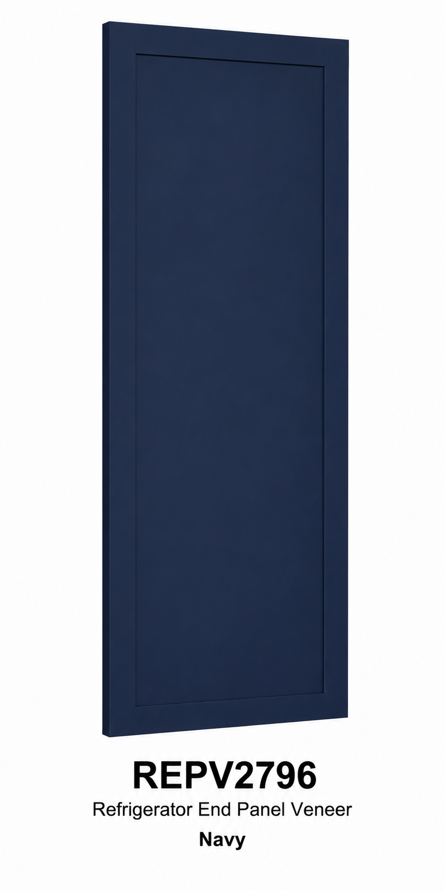 REPV2796 Refrigerator End Panel Veneer | 27" Wide x 96" High | Launch Cabinet Collection