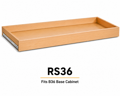 Roll Out Tray for Base Cabinets | Fits B18, B21, B24, B27, B30, B33 & B36 | Launch Cabinet Collection