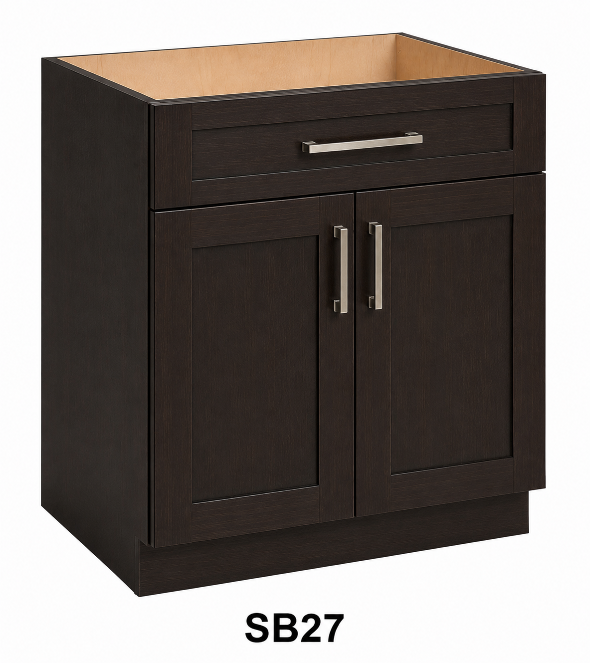 SB27 Launch Collection Shaker Sink Base Cabinet | 27"W x 34-1/2"H x 24"D