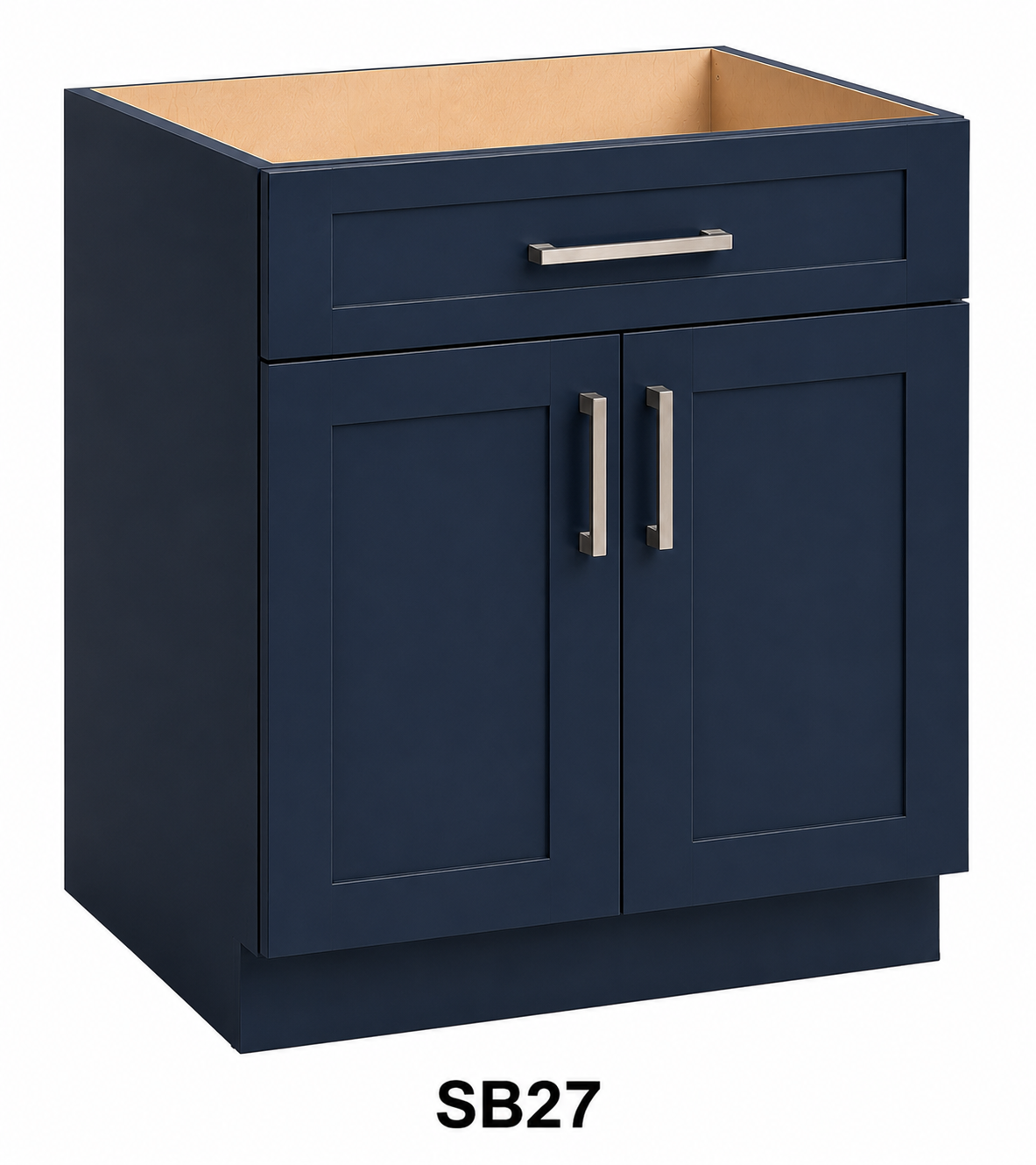 SB27 Launch Collection Shaker Sink Base Cabinet | 27"W x 34-1/2"H x 24"D
