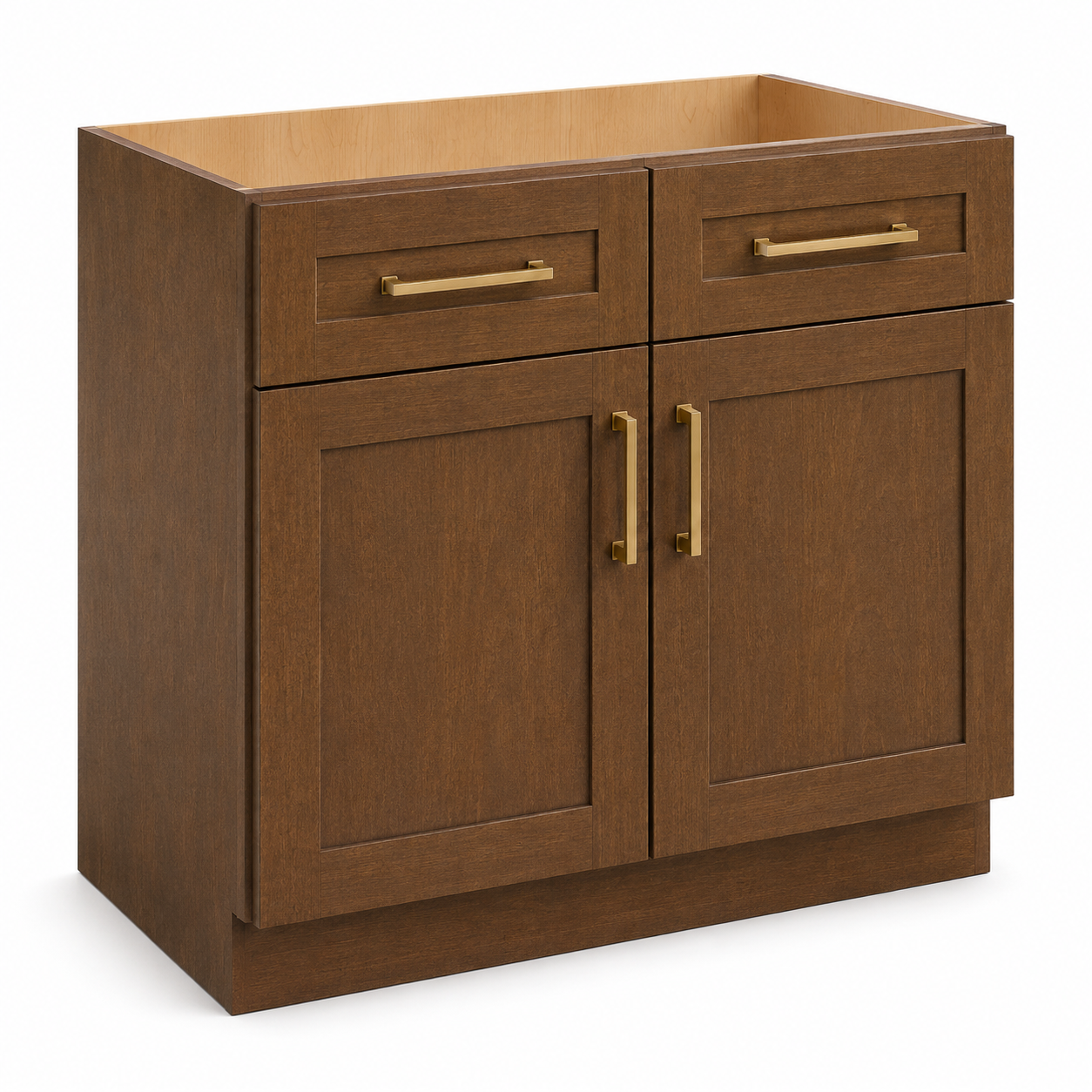 SB30 Sink Base Cabinet | 30" Wide x 34-1/2" High x 24" Deep | 2 Doors & 2 False Drawer Fronts | Launch Cabinet Collection