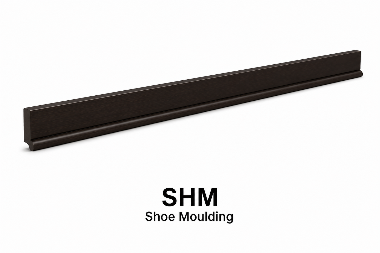 SHM Shoe Moulding | 96" Wide x 11/16" High x 11/16" Deep | Launch Cabinet Collection