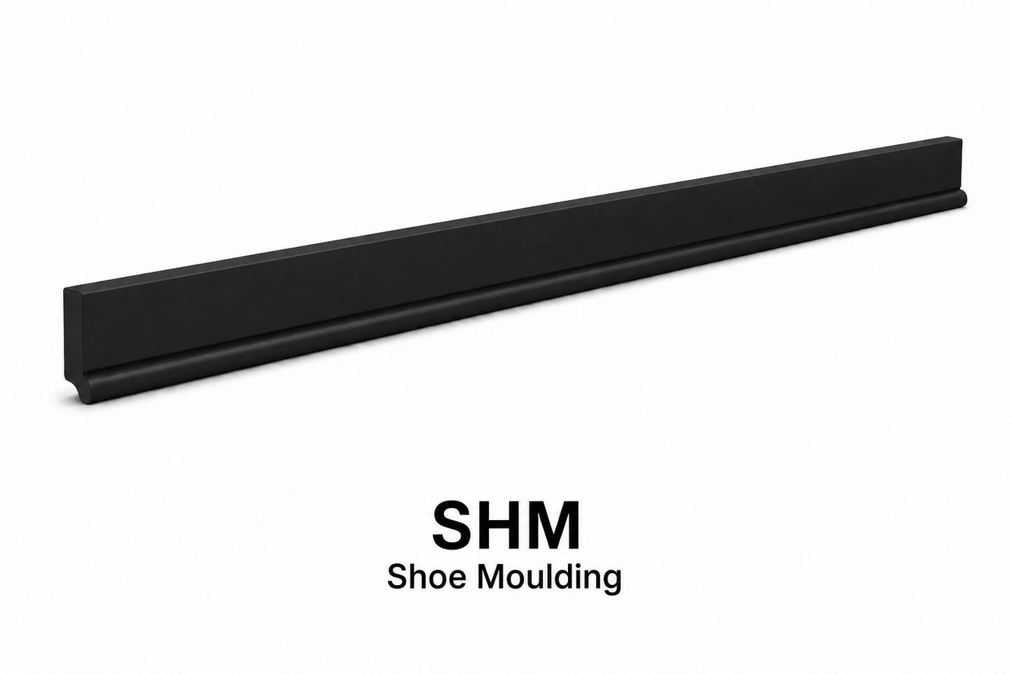 SHM Shoe Moulding | 96" Wide x 11/16" High x 11/16" Deep | Launch Cabinet Collection