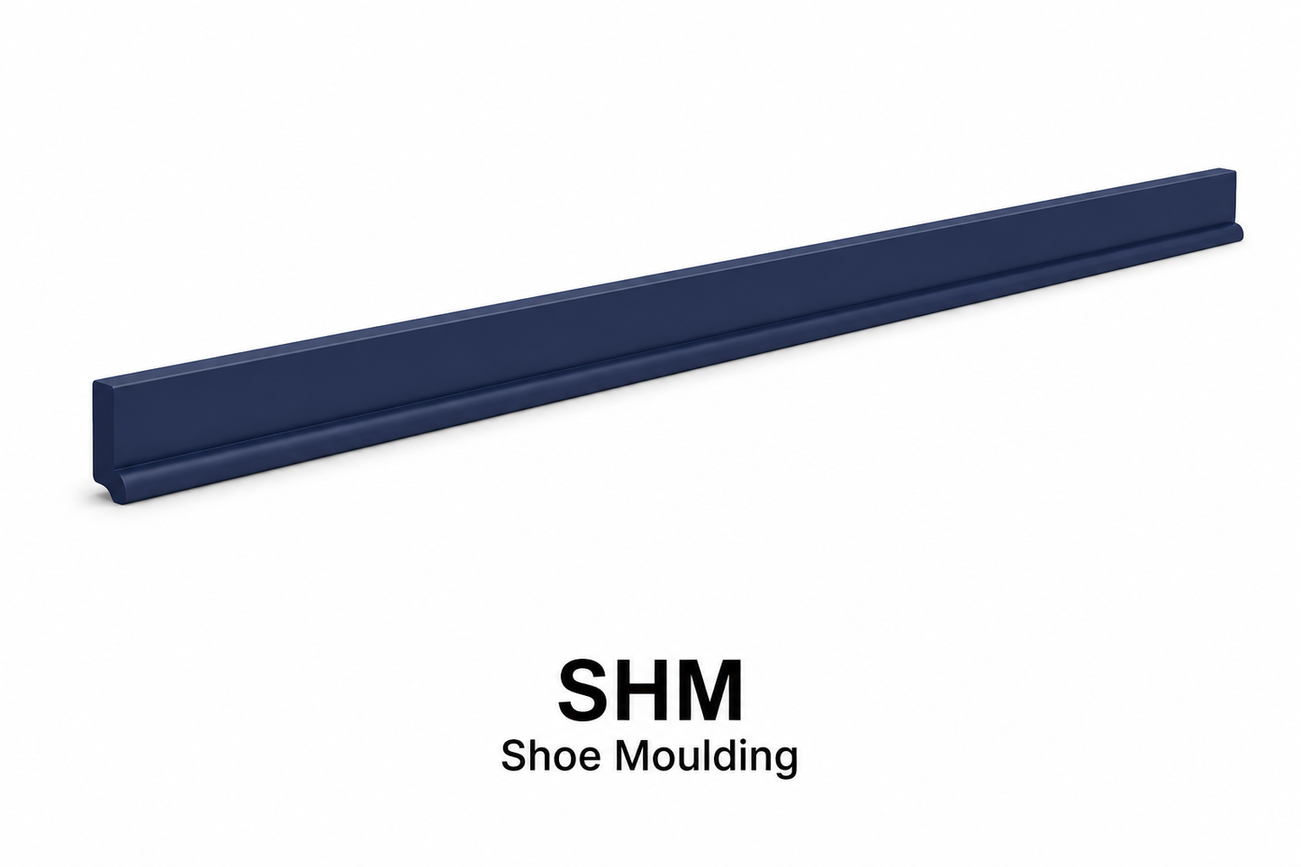SHM Shoe Moulding | 96" Wide x 11/16" High x 11/16" Deep | Launch Cabinet Collection