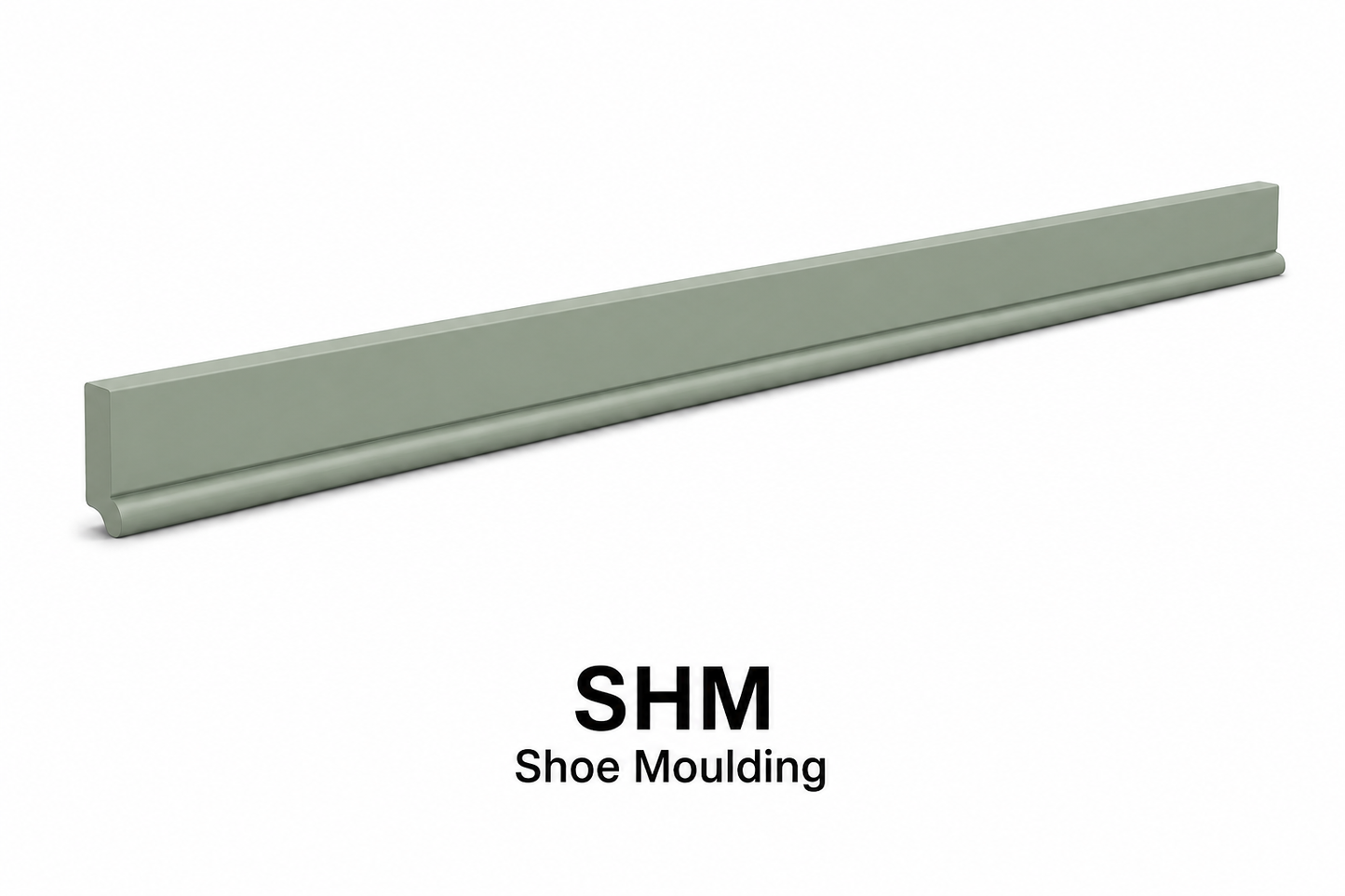 SHM Shoe Moulding | 96" Wide x 11/16" High x 11/16" Deep | Launch Cabinet Collection
