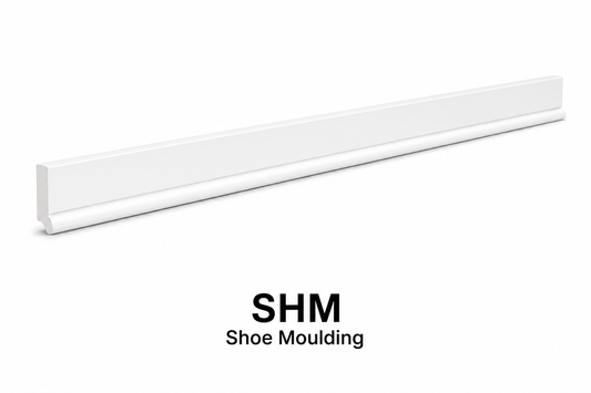 SHM Shoe Moulding | 96" Wide x 11/16" High x 11/16" Deep | Launch Cabinet Collection