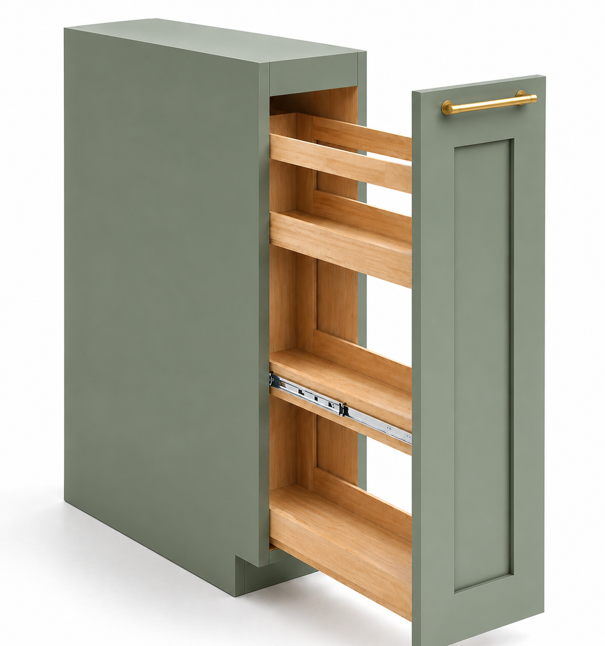 SPB6 | Spice Pull Base Cabinet | 6"W x 34-1/2"H x 24"D | Launch Cabinet Collection