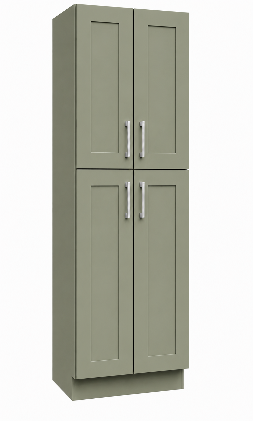 U249624 Utility Wall Pantry Cabinet | 24" Wide x 96" High x 24" Deep | 4 Doors | 5 Shelves | Launch Cabinet Collection