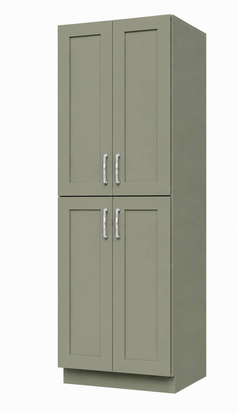 U308424 Utility Wall Pantry Cabinet | 30" Wide x 84" High x 24" Deep | 4 Doors | 5 Shelves | Launch Cabinet Collection