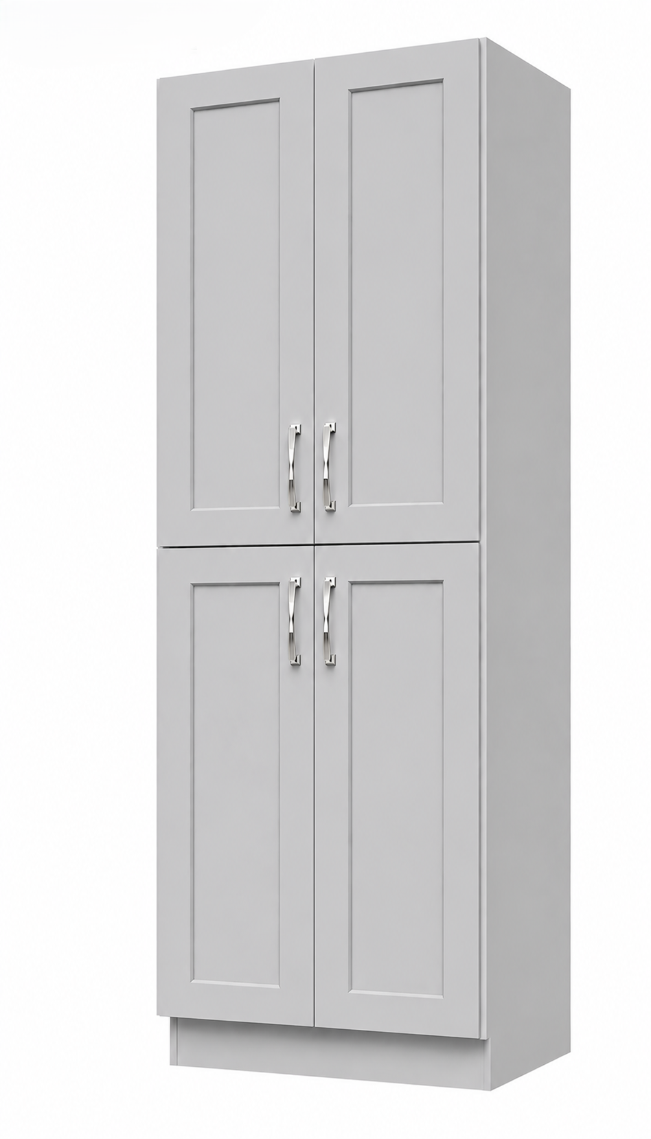U309024 | Utility Wall Pantry Cabinet | 30"W x 90"H x 24"D | 4 Doors | 5 Shelves | Launch Cabinet Collection