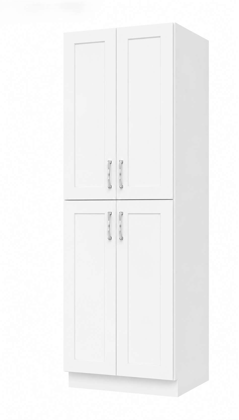 U309024 | Utility Wall Pantry Cabinet | 30"W x 90"H x 24"D | 4 Doors | 5 Shelves | Launch Cabinet Collection