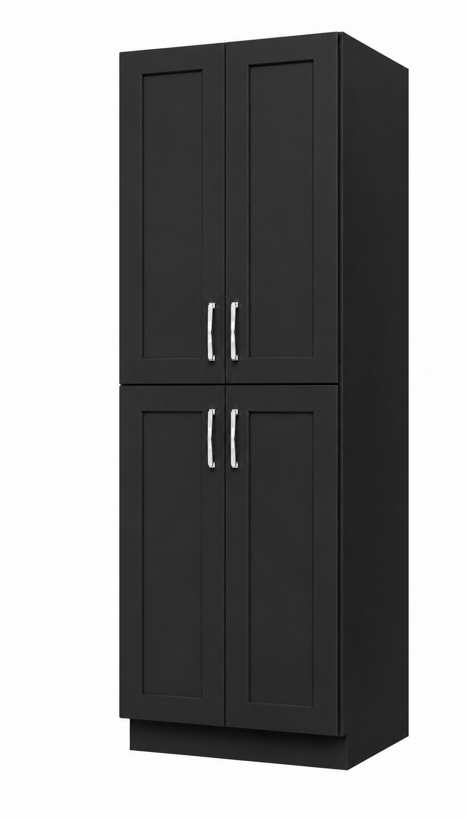 U309624 | Utility Wall Pantry Cabinet | 30"W x 96"H x 24"D | 4 Doors | 5 Shelves | Launch Cabinet Collection