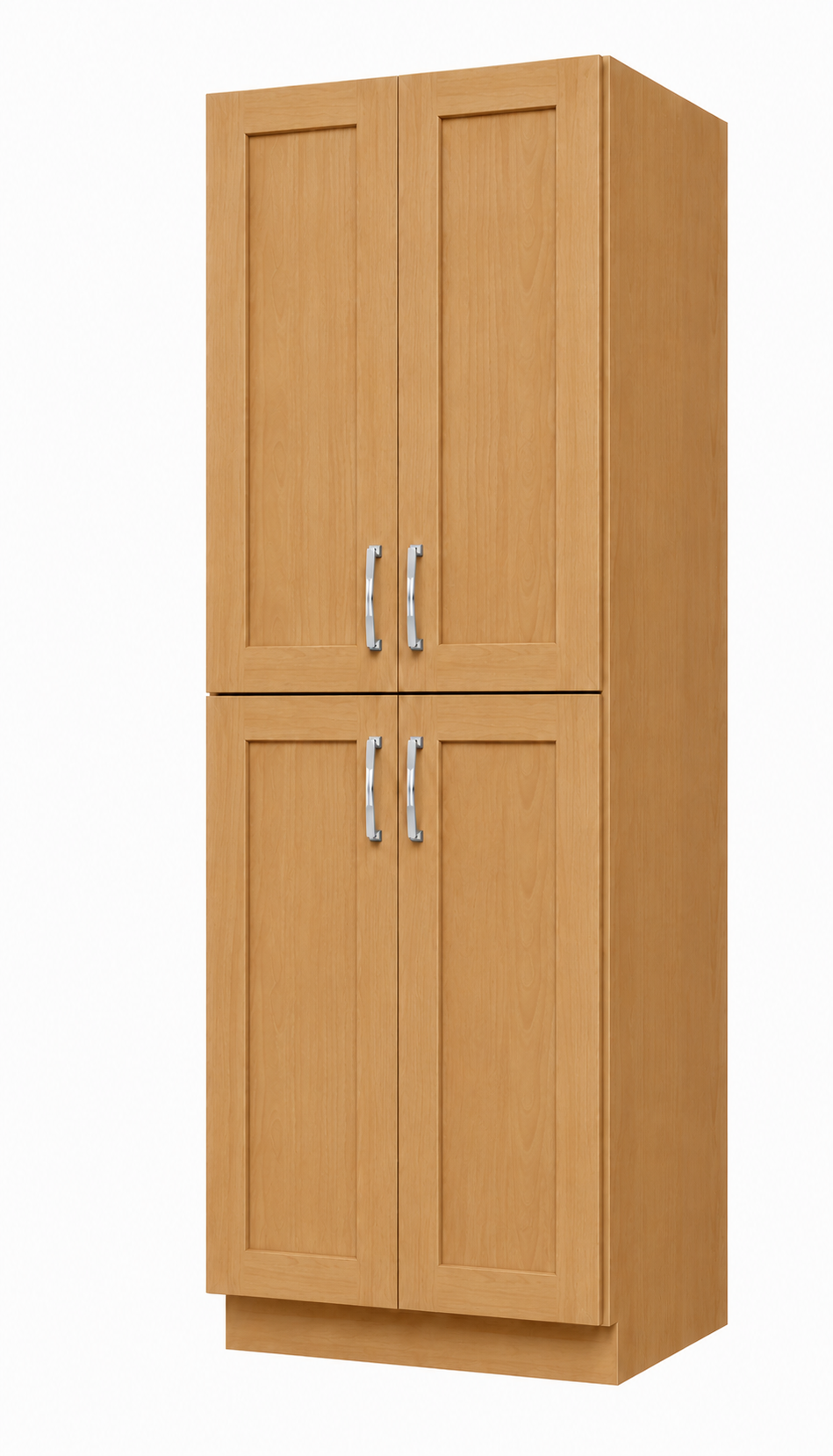 U309624 | Utility Wall Pantry Cabinet | 30"W x 96"H x 24"D | 4 Doors | 5 Shelves | Launch Cabinet Collection