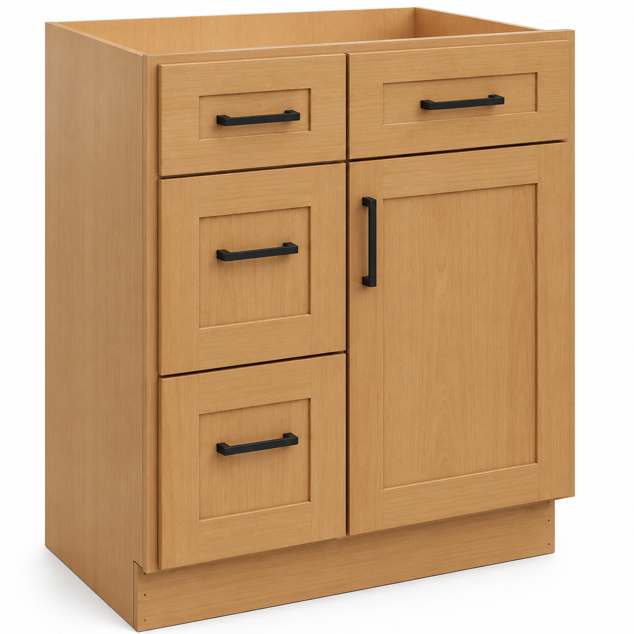 V3621DL Vanity Door/Drawer Base Cabinet | 36" Wide x 34-1/2" High x 21" Deep | Left-Hand Drawers | Launch Cabinet Collection