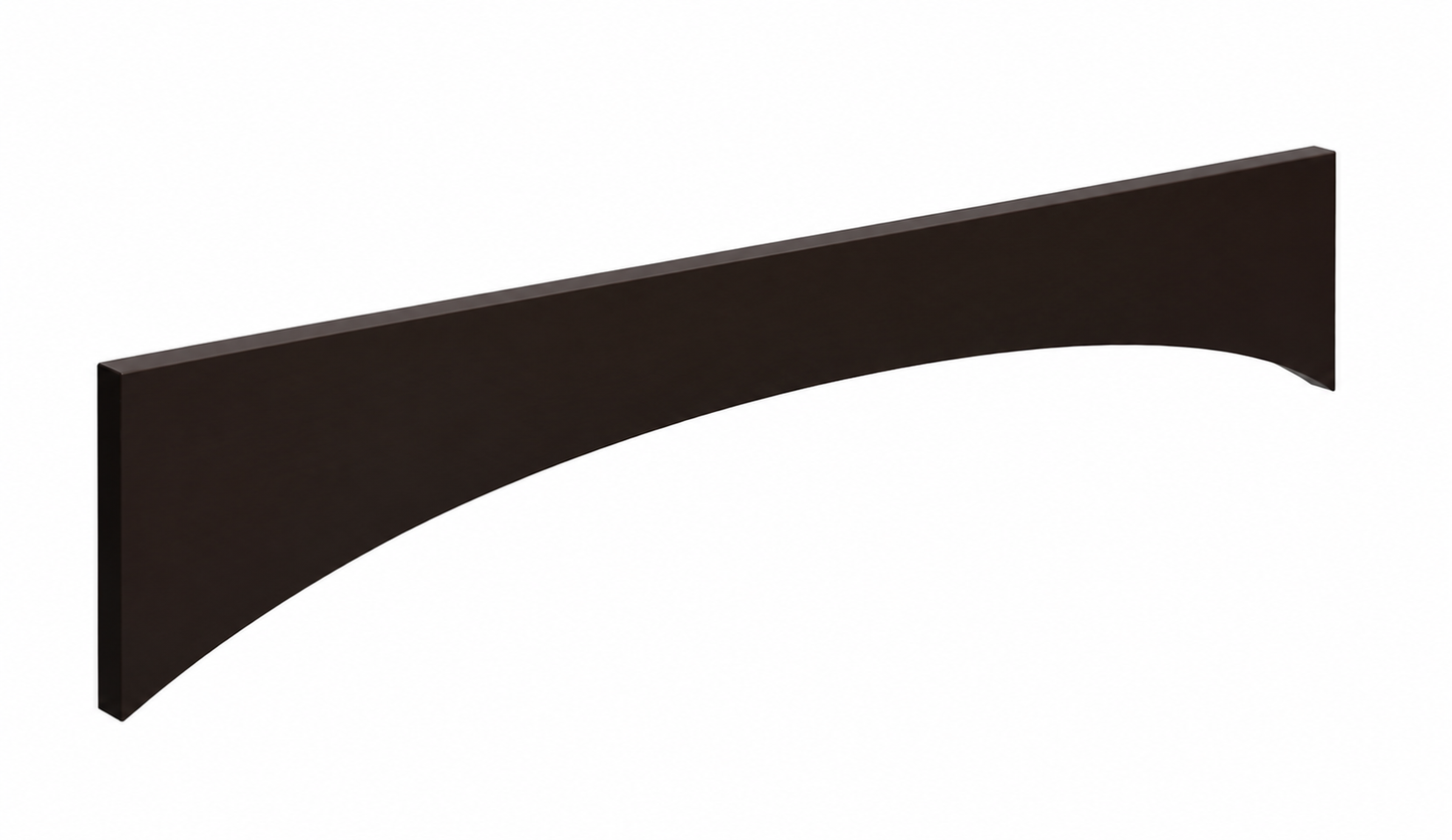 VA36 | Arched Valance | 36"W x 6"H x 3/4"D | Launch Cabinet Collection