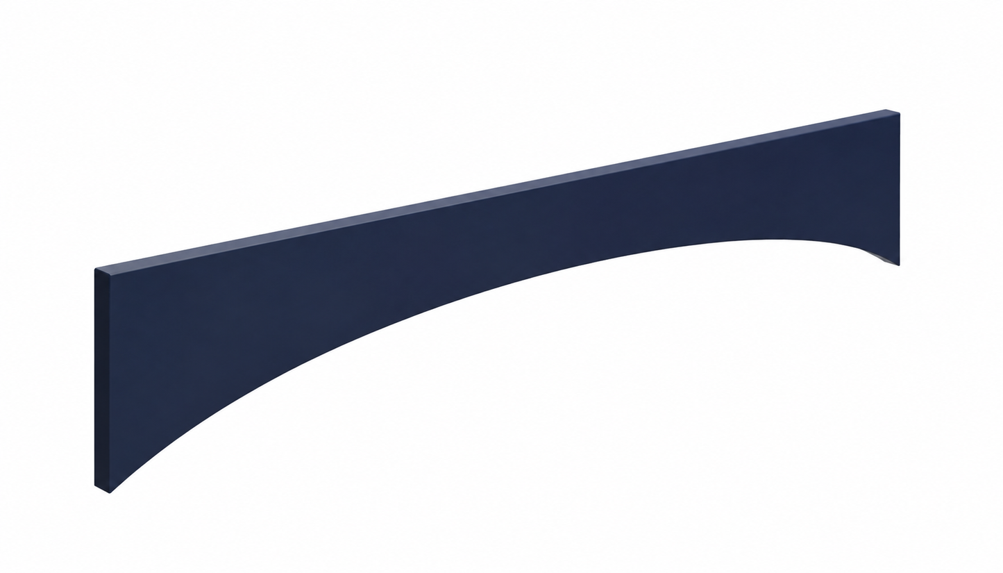 VA30 | Arched Valance | 30"W x 6"H x 3/4"D | Launch Cabinet Collection