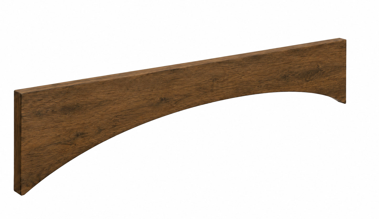 VA36 | Arched Valance | 36"W x 6"H x 3/4"D | Launch Cabinet Collection