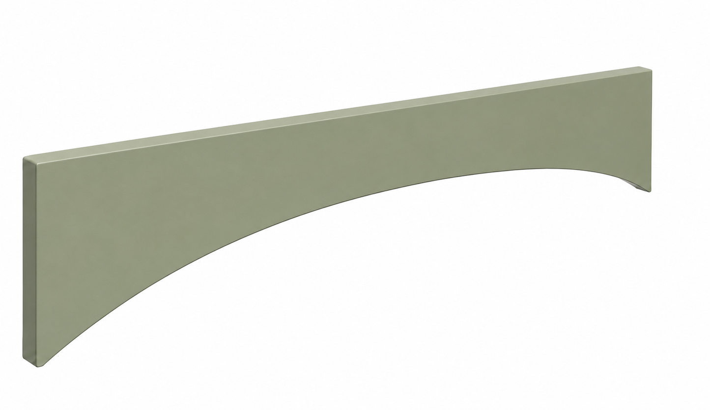 VA42 | Arched Valance | 42"W x 6"H x 3/4"D | Launch Cabinet Collection