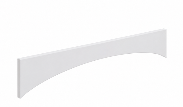 VA48 | Arched Valance | 48"W x 6"H x 3/4"D | Launch Cabinet Collection