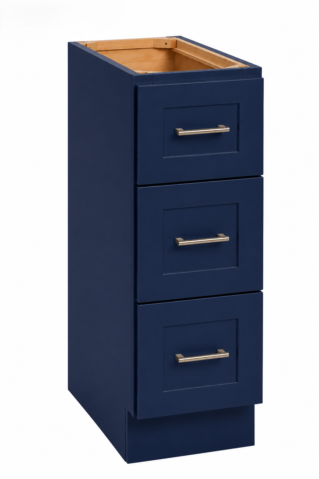 VDB312 Vanity 3-Drawer Base Cabinet | 12"W x 34-1/2"H x 21"D | Launch Collection