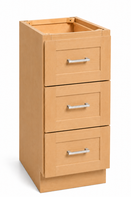 VDB321 Vanity 3-Drawer Base Cabinet | 21" Wide x 34-1/2" High | Launch Cabinet Collection