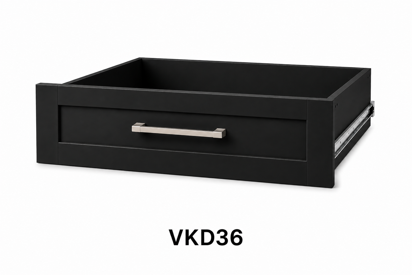 VKD36 Vanity Knee Drawer | 36" Wide x 7" High x 21" Deep | Launch Cabinet Collection