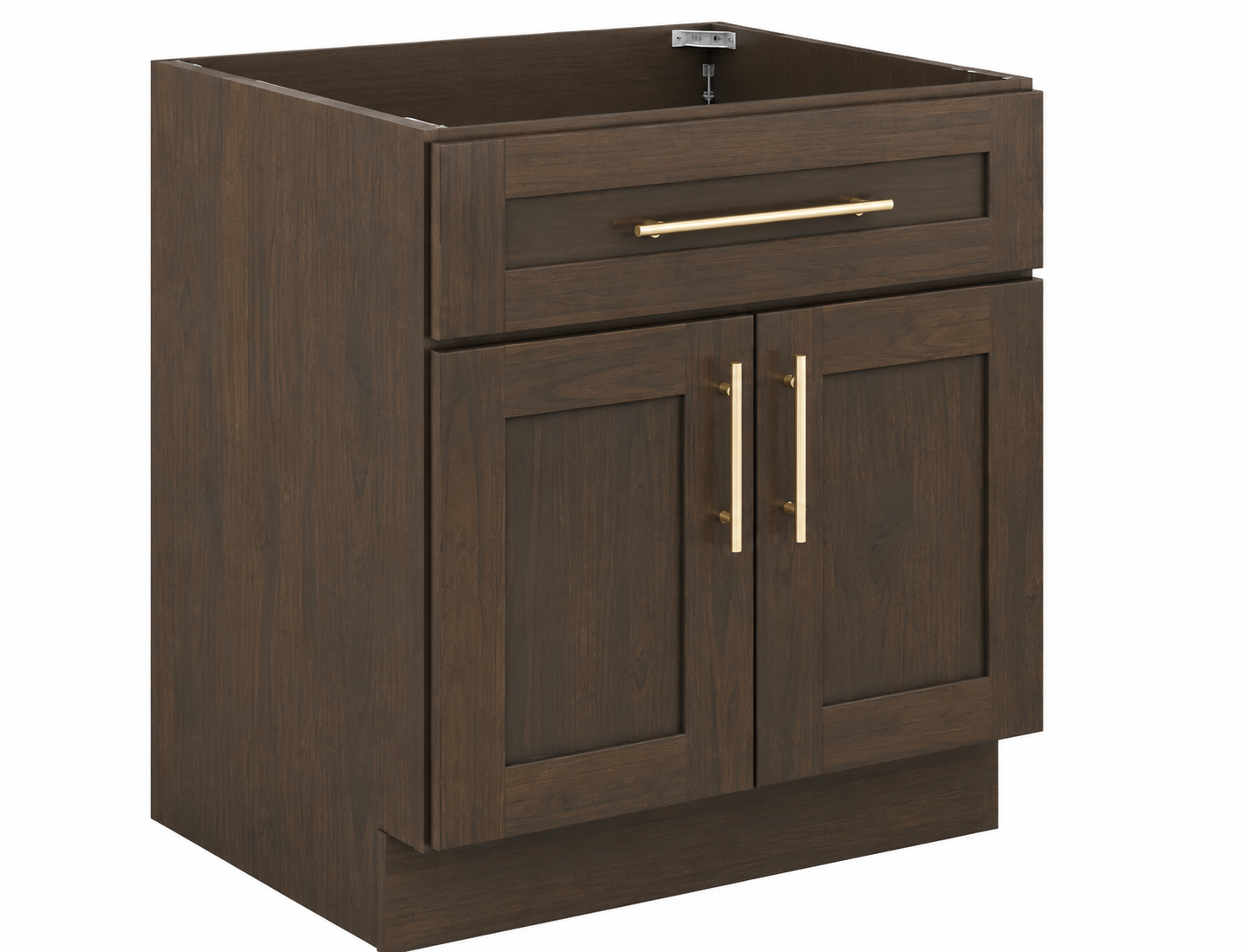 VSB24 Vanity Sink Base Cabinet | 24" Wide x 34-1/2" High x 21" Deep | 2 Door | Launch Cabinet Collection