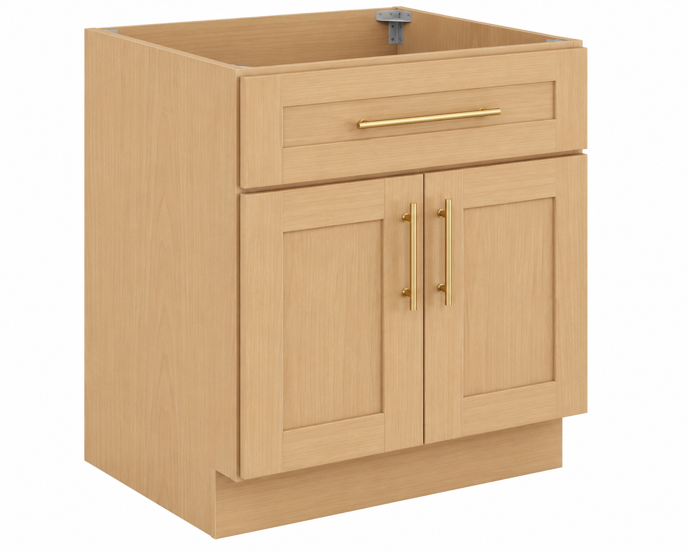 VSB24 Vanity Sink Base Cabinet | 24" Wide x 34-1/2" High x 21" Deep | 2 Door | Launch Cabinet Collection