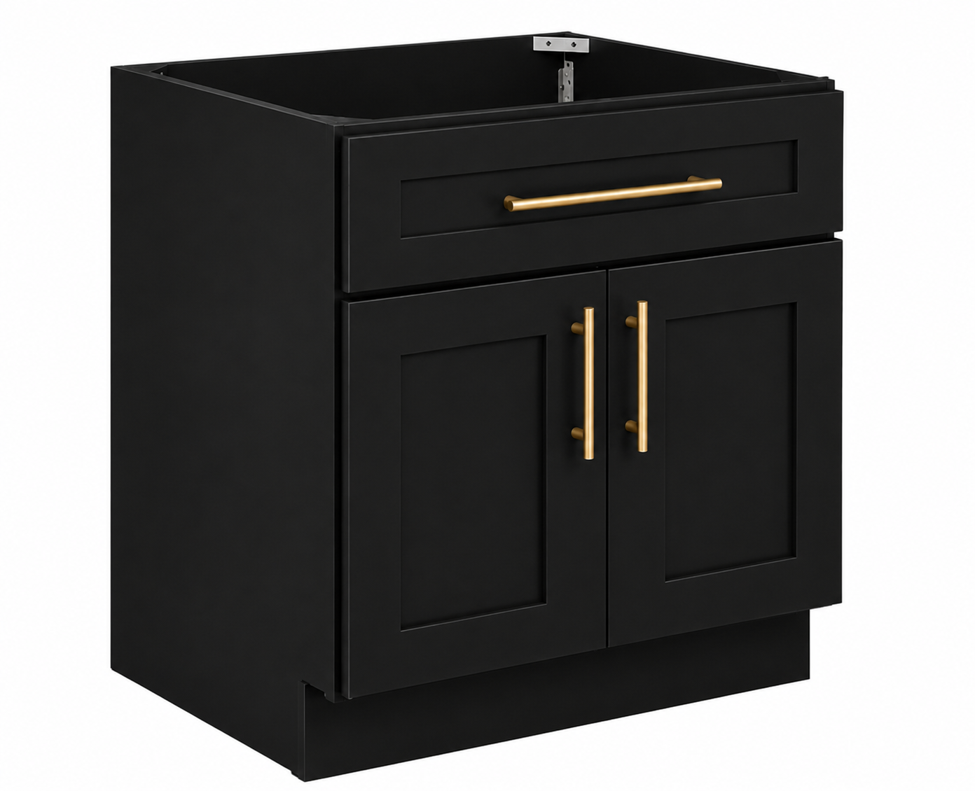 VSB27 Vanity Sink Base Cabinet | 27" Wide x 34-1/2" High x 21" Deep | 2 Door | Launch Cabinet Collection