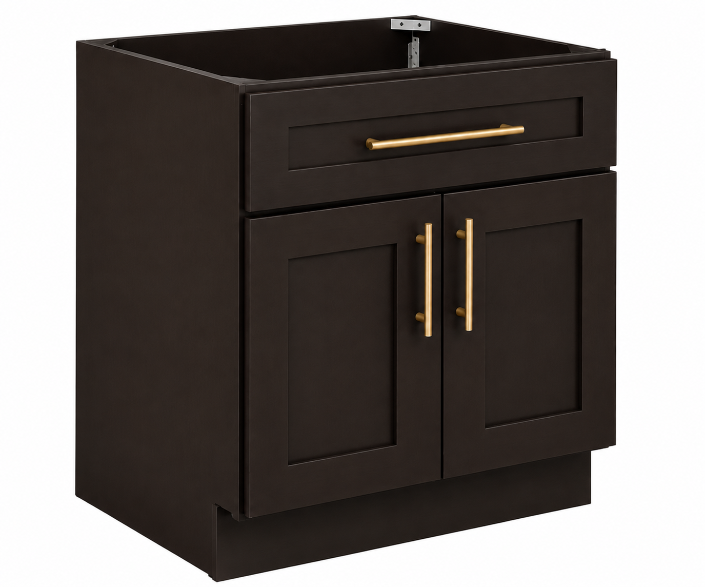 VSB27 Vanity Sink Base Cabinet | 27" Wide x 34-1/2" High x 21" Deep | 2 Door | Launch Cabinet Collection