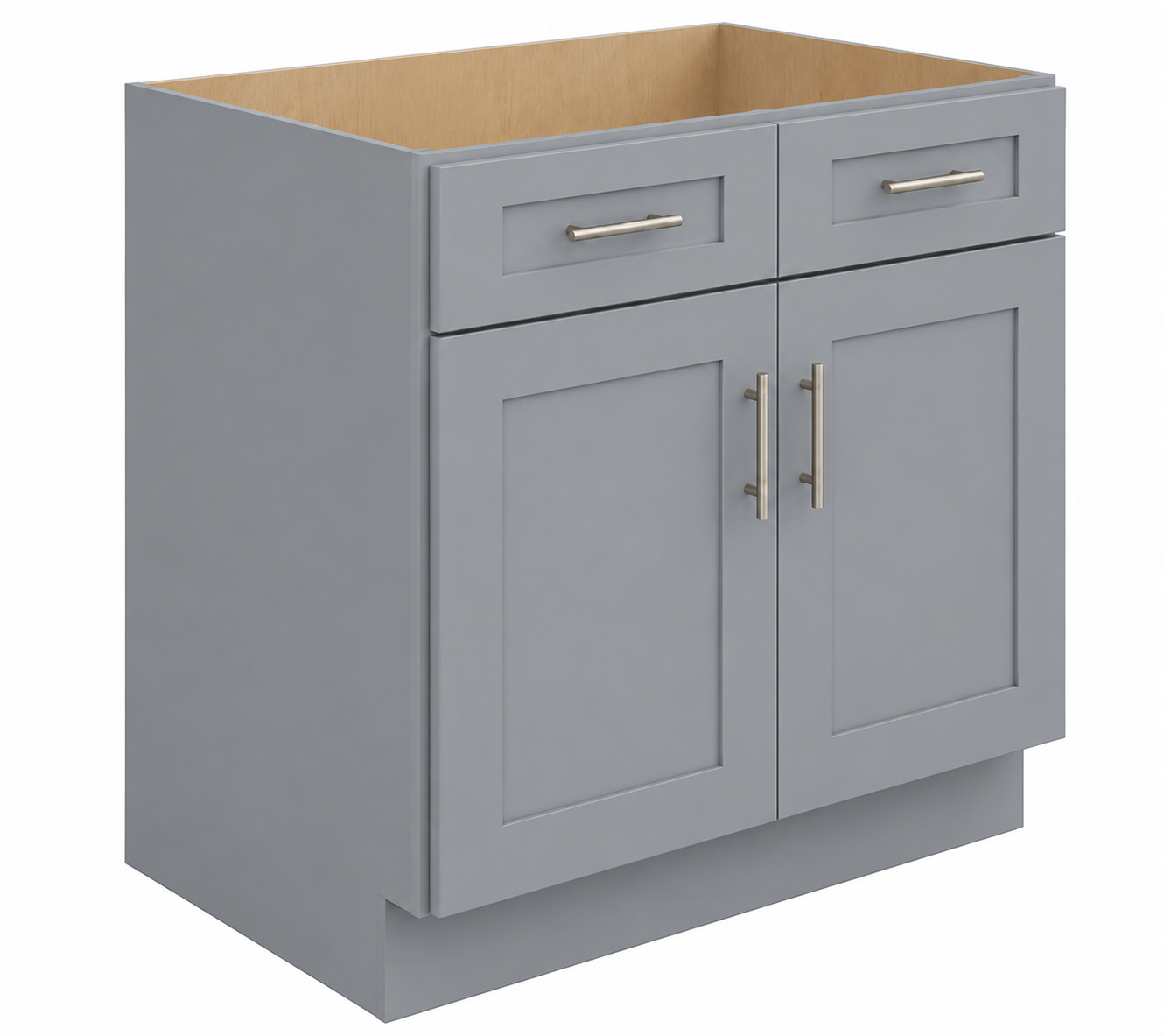 VSB30 Vanity Sink Base Cabinet | 30" Wide x 34-1/2" High x 21" Deep | 2 Door | Launch Cabinet Collection
