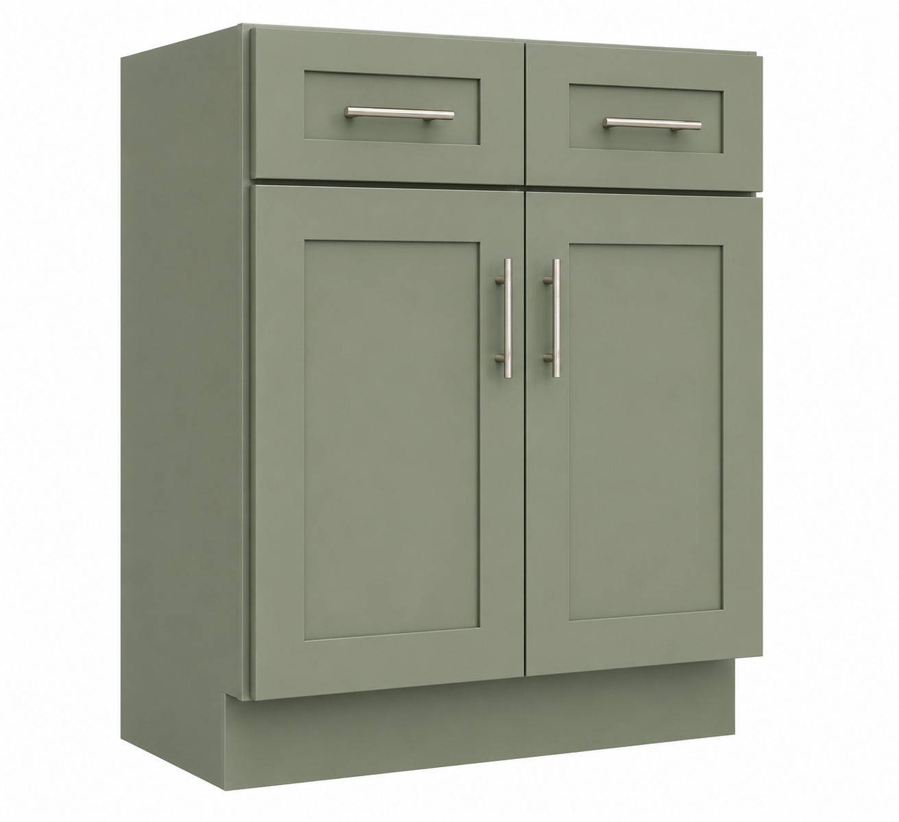VSB30 Vanity Sink Base Cabinet | 30" Wide x 34-1/2" High x 21" Deep | 2 Door | Launch Cabinet Collection