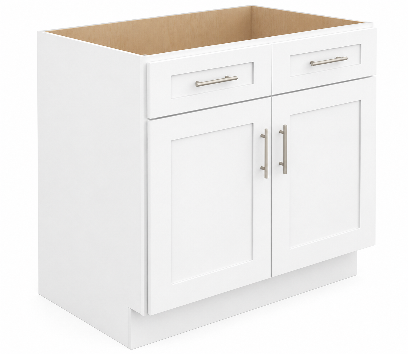 VSB30 Vanity Sink Base Cabinet | 30" Wide x 34-1/2" High x 21" Deep | 2 Door | Launch Cabinet Collection