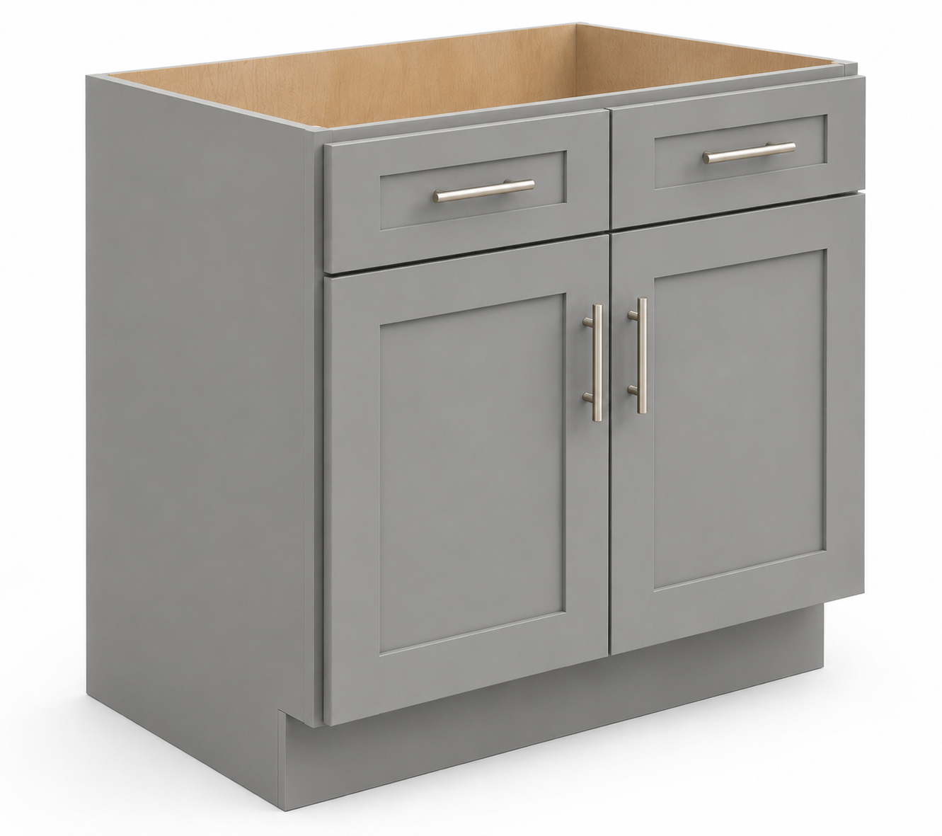 VSB36 Vanity Sink Base Cabinet | 36" Wide x 34-1/2" High x 21" Deep | 2 Door | Launch Cabinet Collection