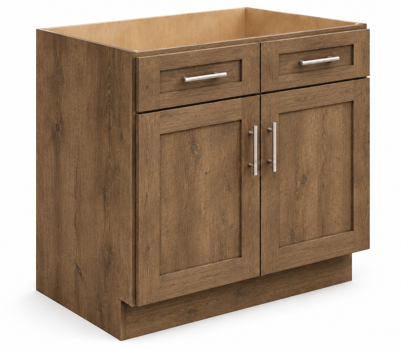 VSB36 Vanity Sink Base Cabinet | 36" Wide x 34-1/2" High x 21" Deep | 2 Door | Launch Cabinet Collection