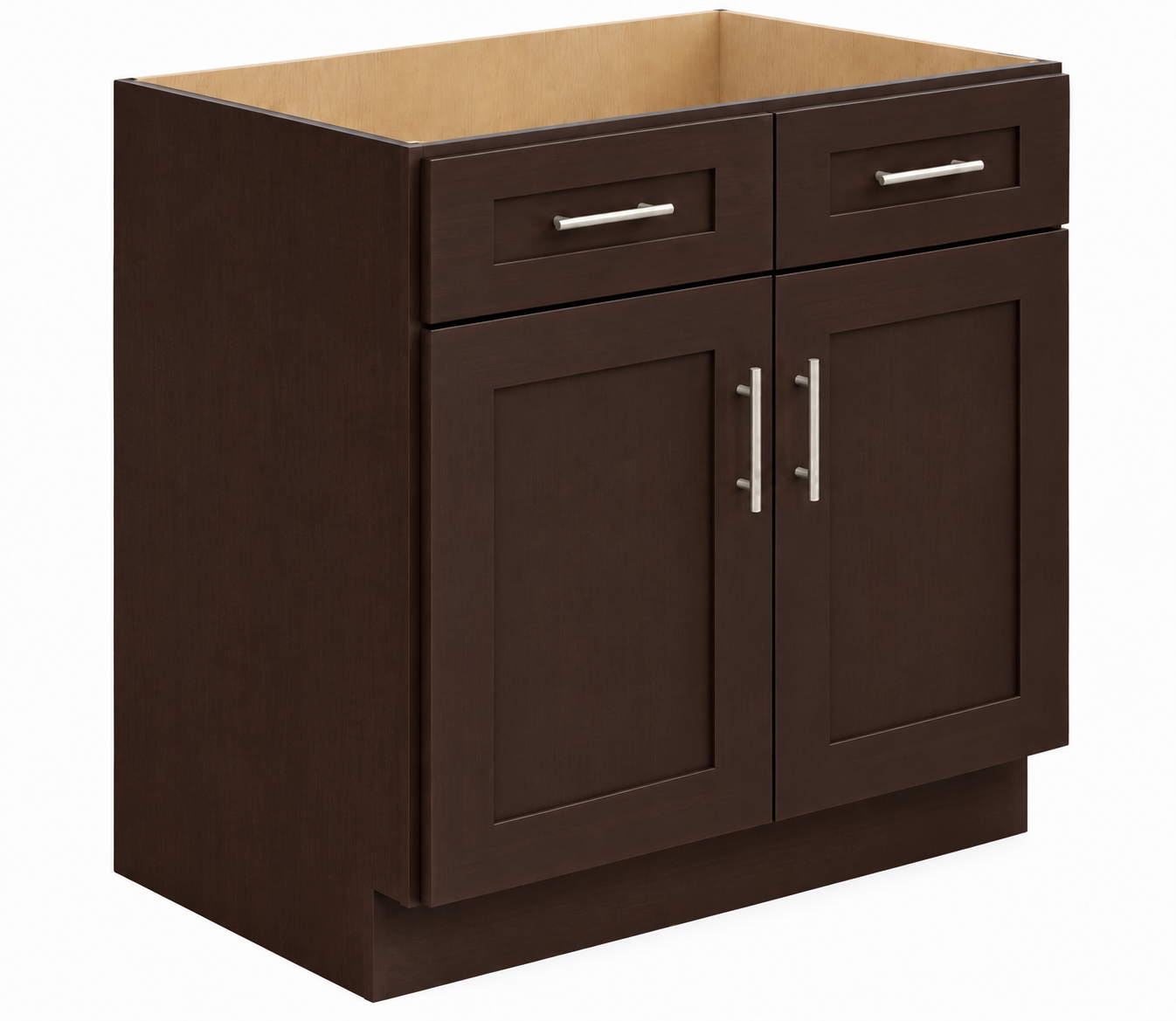 VSB36 Vanity Sink Base Cabinet | 36" Wide x 34-1/2" High x 21" Deep | 2 Door | Launch Cabinet Collection