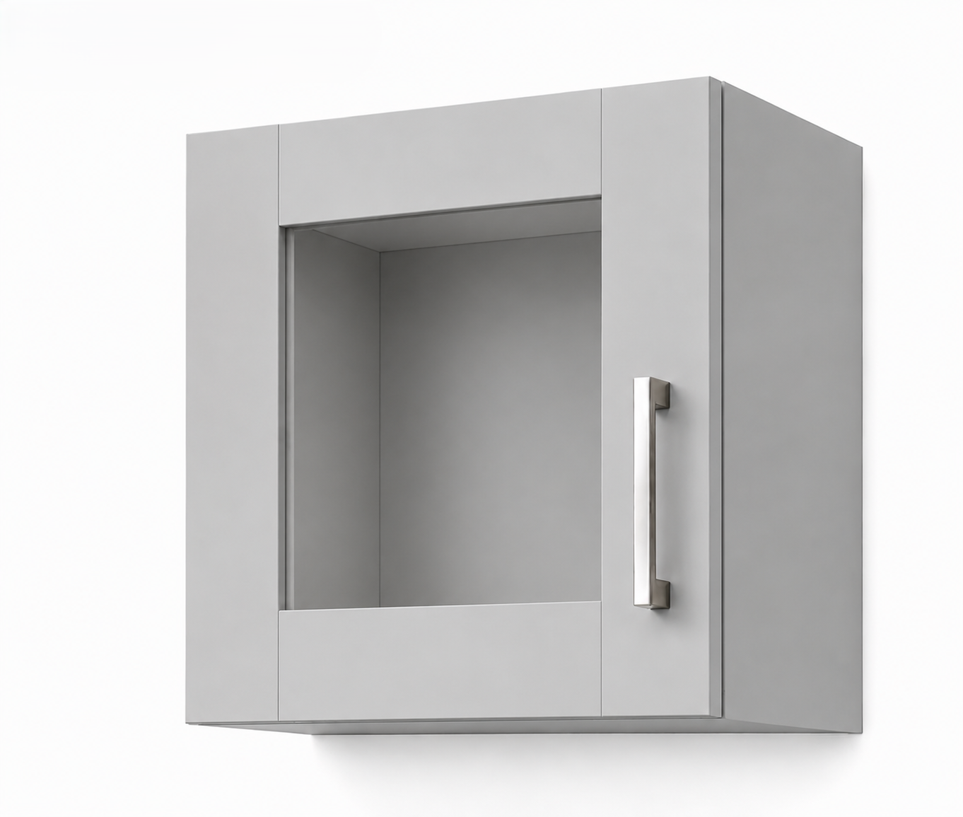 W1212GD Wall Glass Door Cabinet | 12" Wide x 12" High | Launch Cabinet Collection