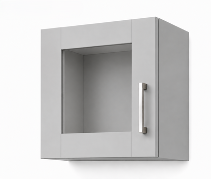 W1212GD Wall Glass Door Cabinet | 12" Wide x 12" High | Launch Cabinet Collection