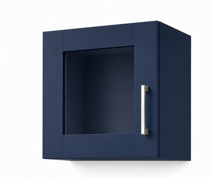 W1212GD Wall Glass Door Cabinet | 12" Wide x 12" High | Launch Cabinet Collection