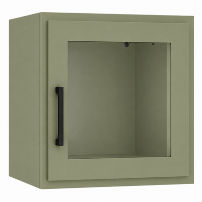 W1212GD Wall Glass Door Cabinet | 12" Wide x 12" High | Launch Cabinet Collection