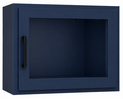 W1512GD Wall Glass Door Cabinet | 15" Wide x 12" High | Launch Cabinet Collection