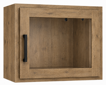 W1512GD Wall Glass Door Cabinet | 15" Wide x 12" High | Launch Cabinet Collection