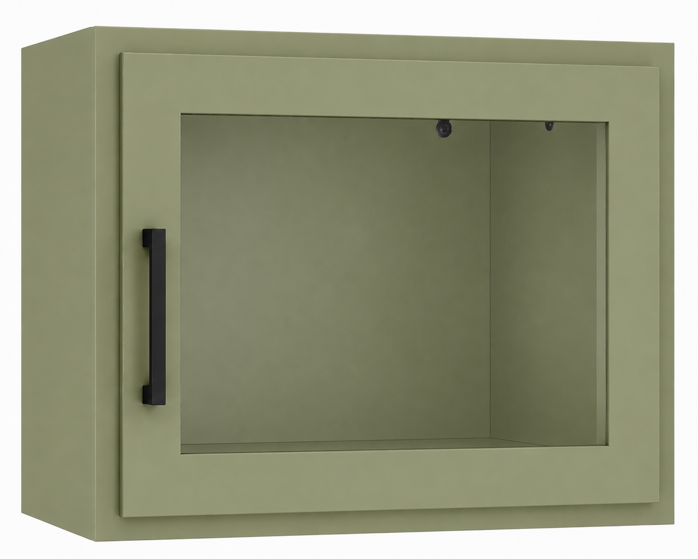 W1512GD Wall Glass Door Cabinet | 15" Wide x 12" High | Launch Cabinet Collection