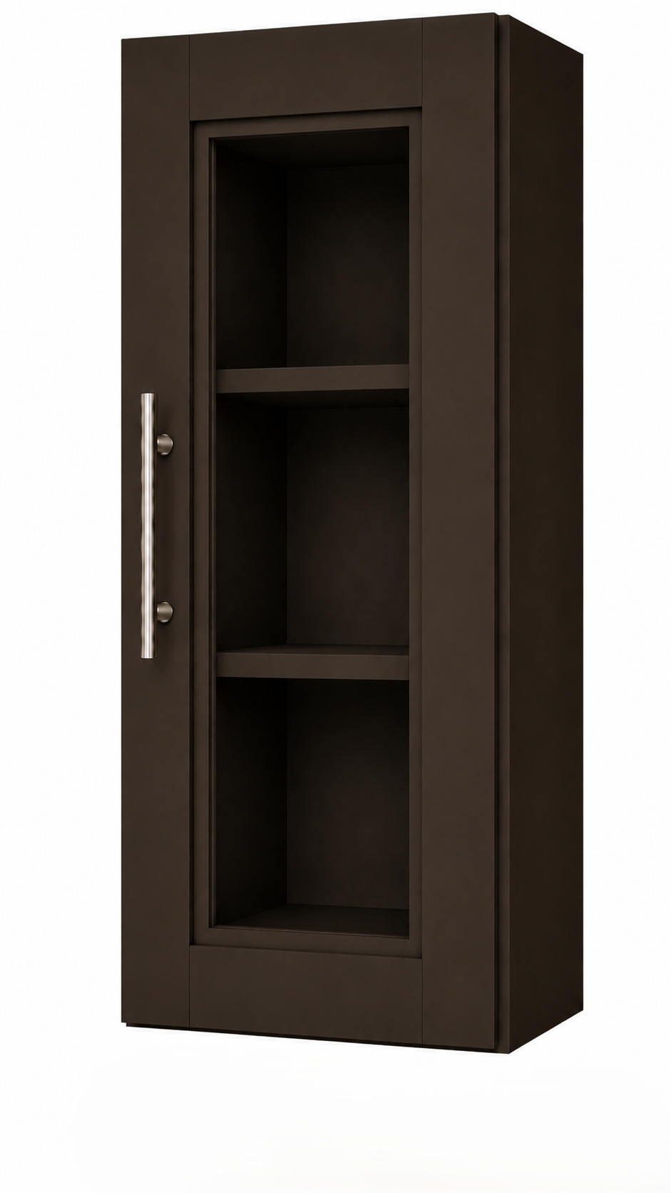 W1530GD Wall Glass Door Cabinet | 15" Wide x 30" High | Launch Cabinet Collection